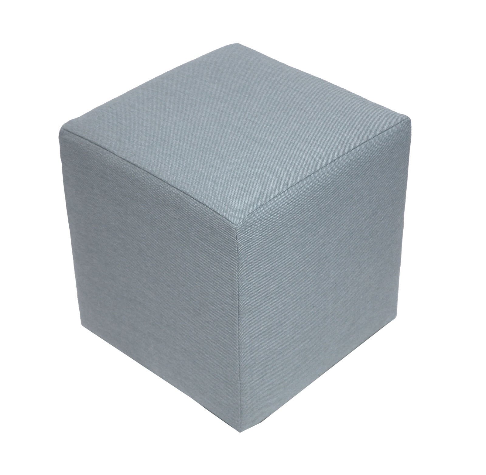 Hocker MAYFAIR Stoffbezug blau