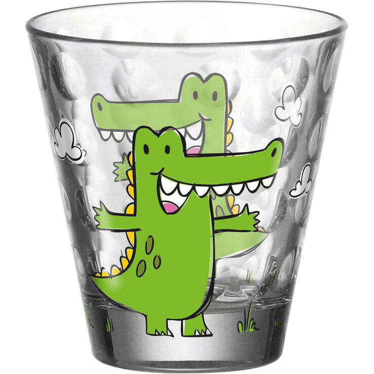 LEONARDO Kindergeschirr Becher BAMBINI OPTIC KROKODIL