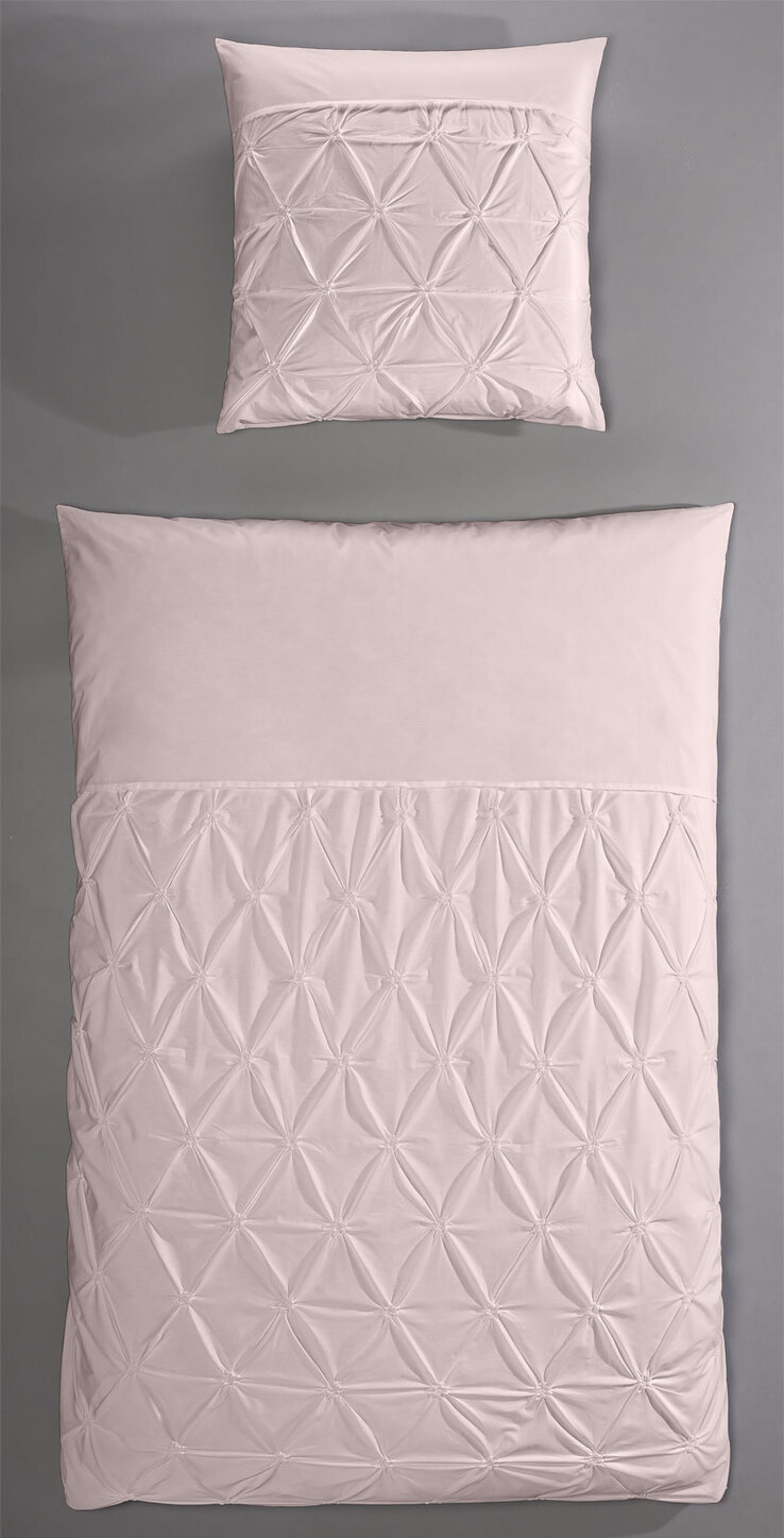 PRONIGHT Bettwäsche CHESTERFIELD 135 x 200 cm rosa