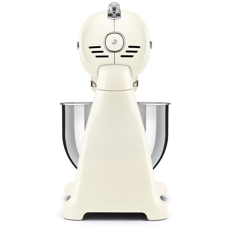 SMEG Küchenmaschine Full-Color Creme/ silberfarbig