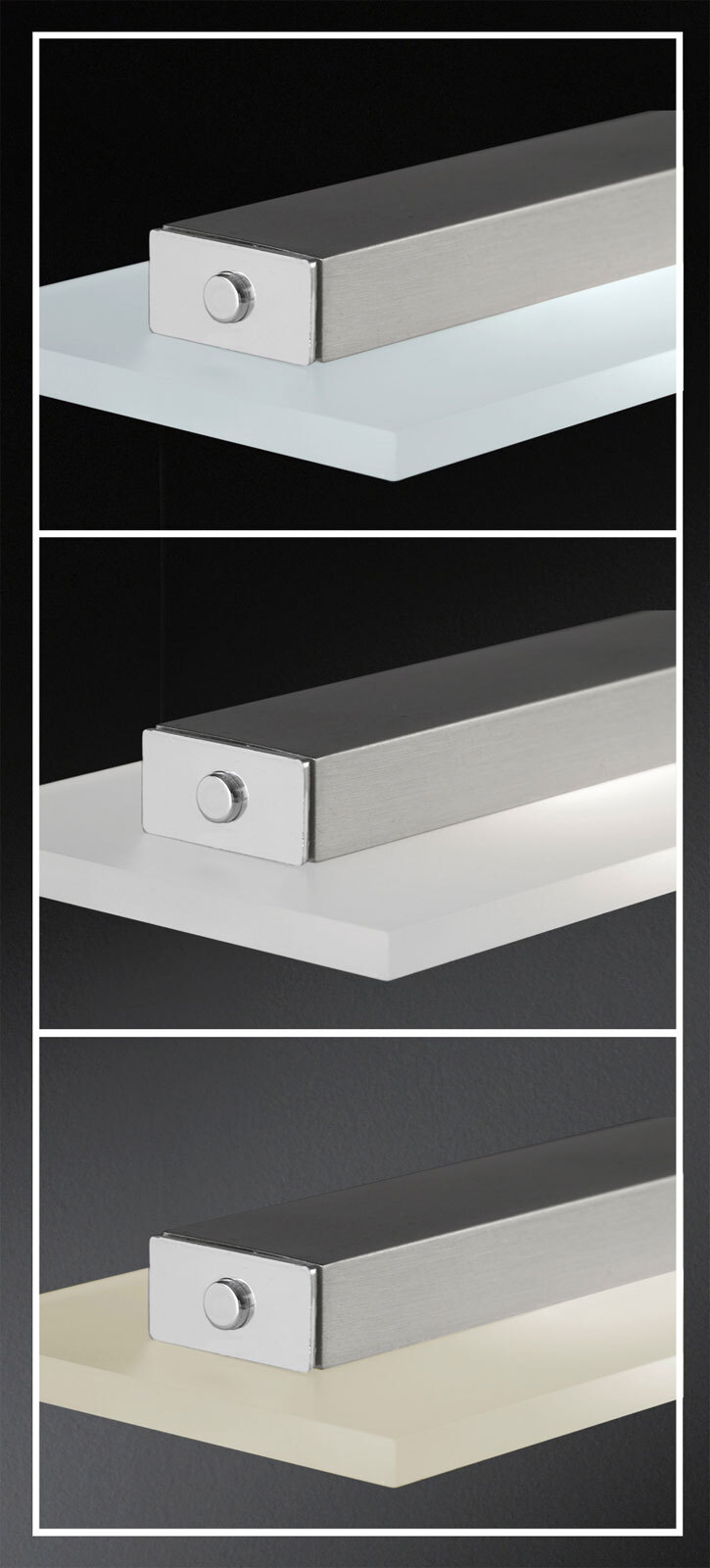FISCHER & HONSEL CCT LED Pendellampe LARGO 135 cm nickelfarbig
