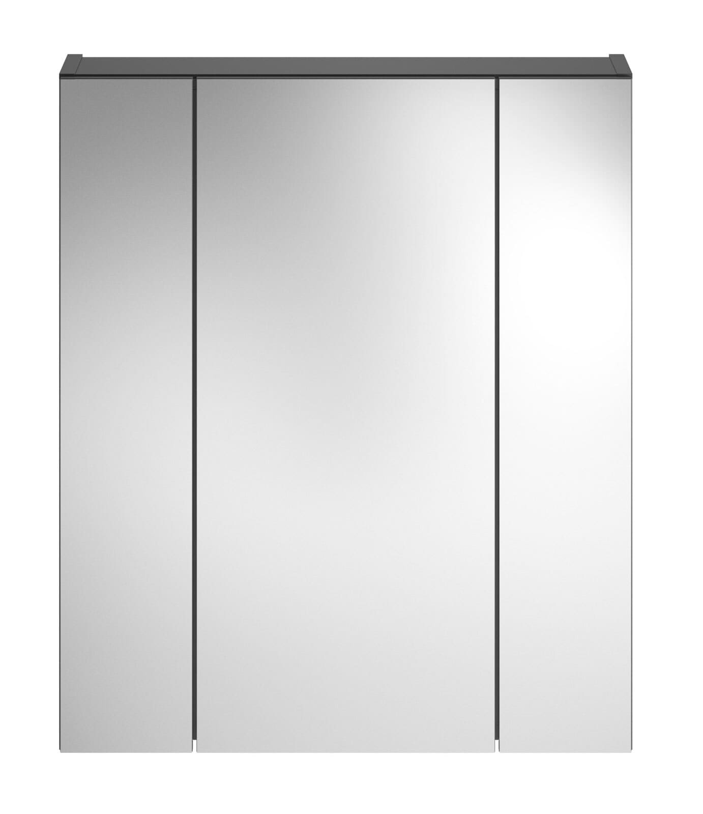Spiegelschrank LINUS 60 x 70 cm schwarz