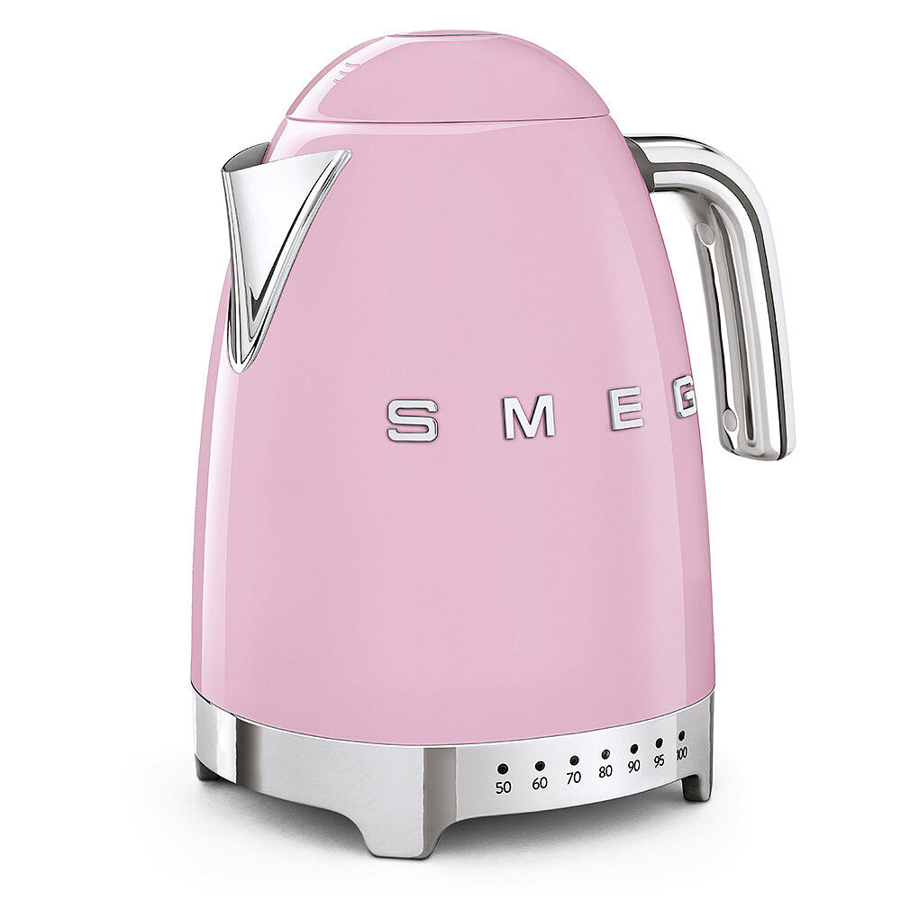 SMEG Wasserkocher 1700 ml variable Temperatursteuerung Cadillac Pink