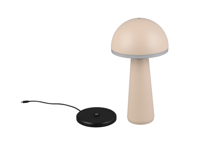 RL Akku LED Tischlampe FUNGO sand