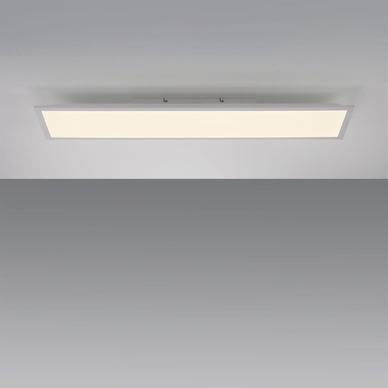 JUST LIGHT LED Deckenlampe FLAT 25 x 100 cm weiß