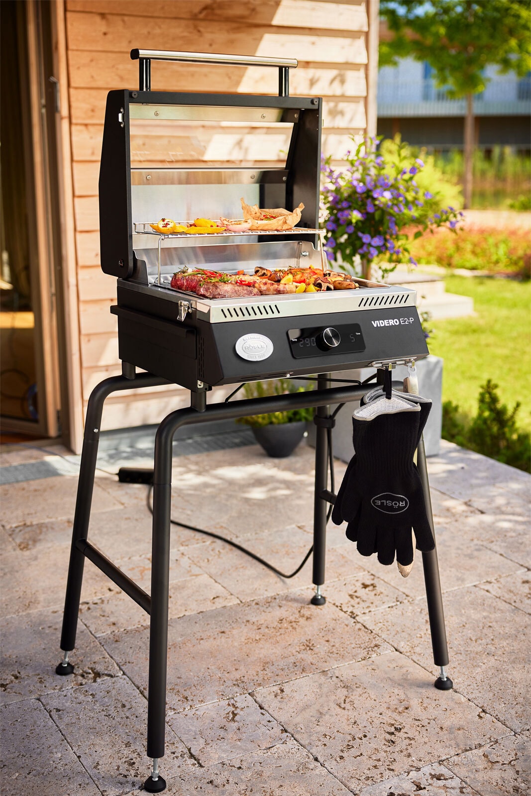 RÖSLE Elektrogrill VIDERO E2-P25582 schwarz