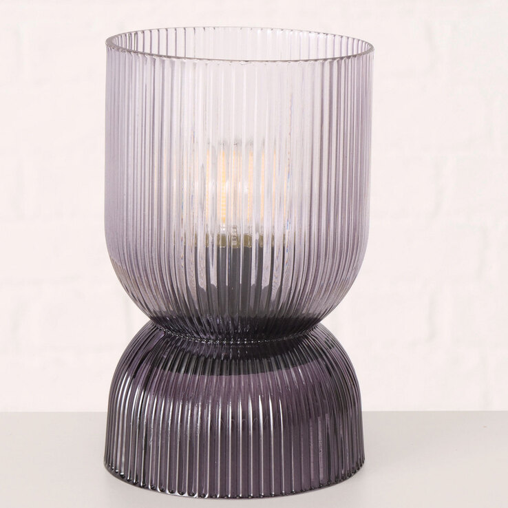 LED Dekolampe FIZA 19 cm grau