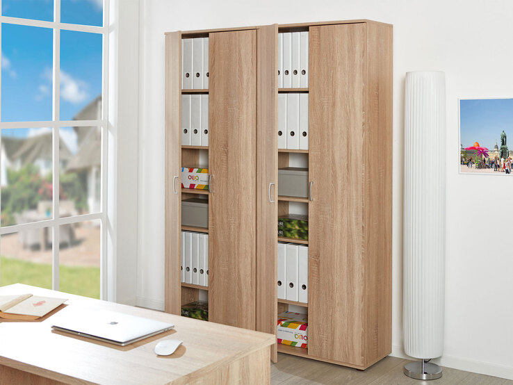 Mehrzweckschrank BASTIAN 70x189x34 cm Dekor Sonoma-Eiche