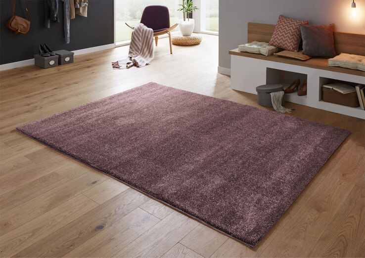 ASTRA Webteppich SAVONA 80 x 150 cm lila/braun