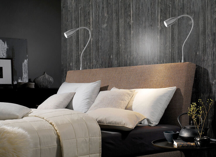FISCHER & HONSEL LED Wandlampe STEN 45 cm mit Gestensteuerung