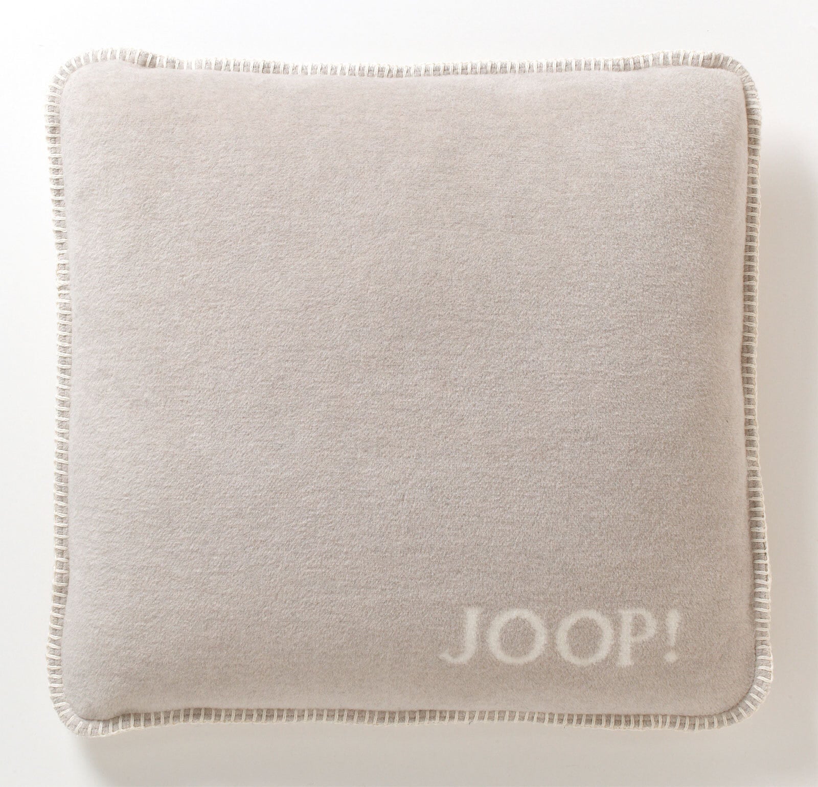 JOOP! Kissenhülle UNI DOUBLEFACE 50 x 50 cm beige