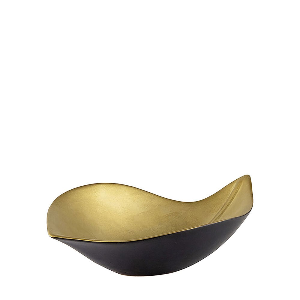 Fink Dekoschale SIBELL 7 cm schwarz-gold