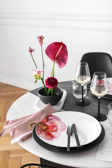 Villeroy & Boch Schale MANUFACTURE ROCK 650 ml Porzellan schwarzgrau