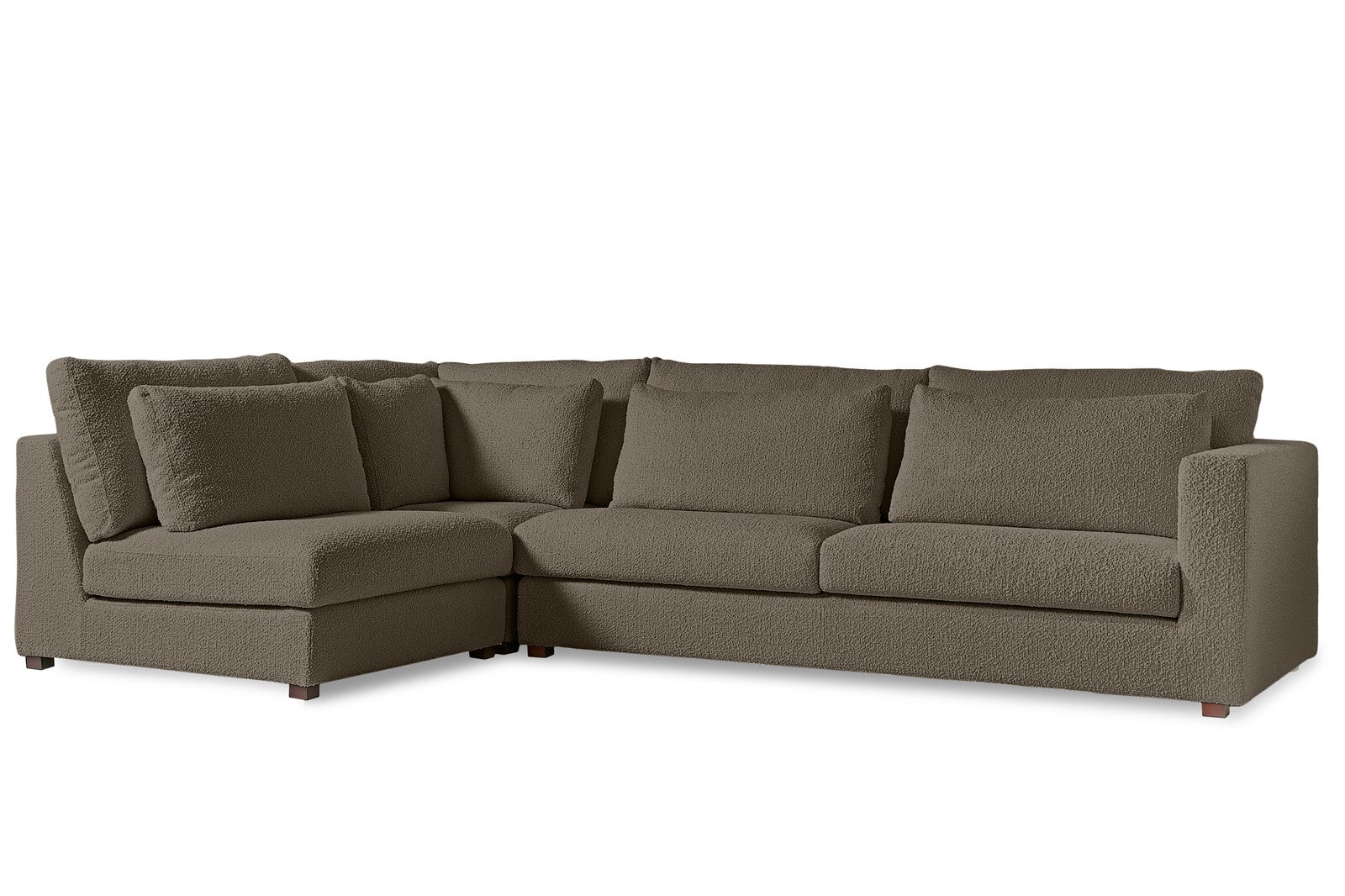 BOHOME Ecksofa RIPON 186 x 324 cm Luno sand