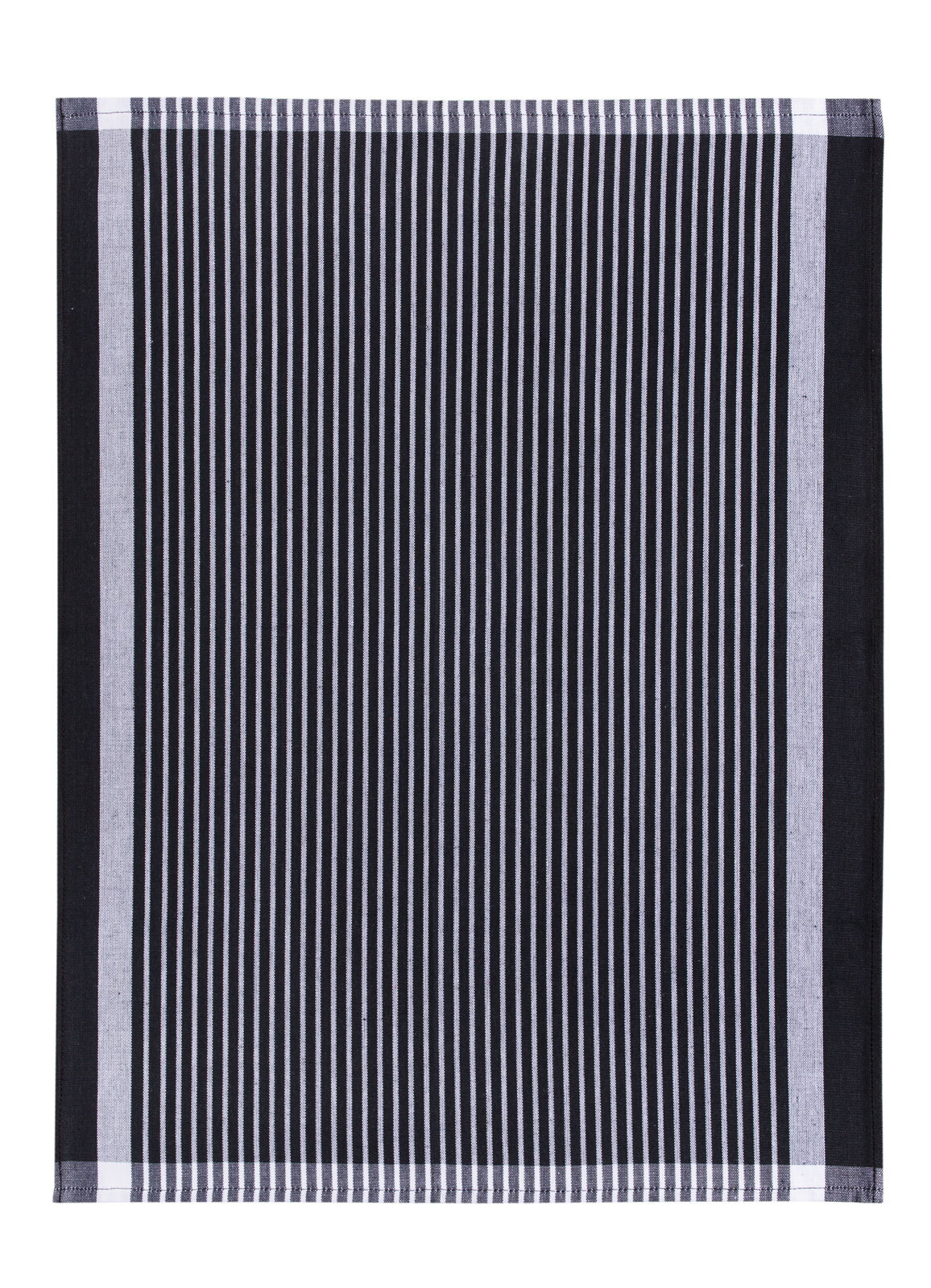 ROSS Geschirrtuch STREIFENFOND 50 x 70 cm schwarz 