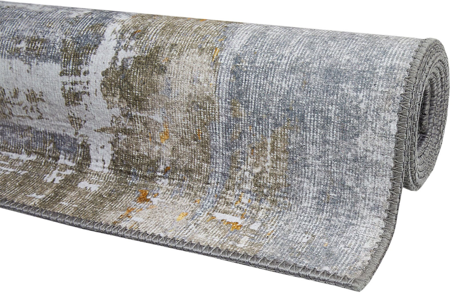 Teppich ALMONTE 155 x 230 cm creme/senfgelb