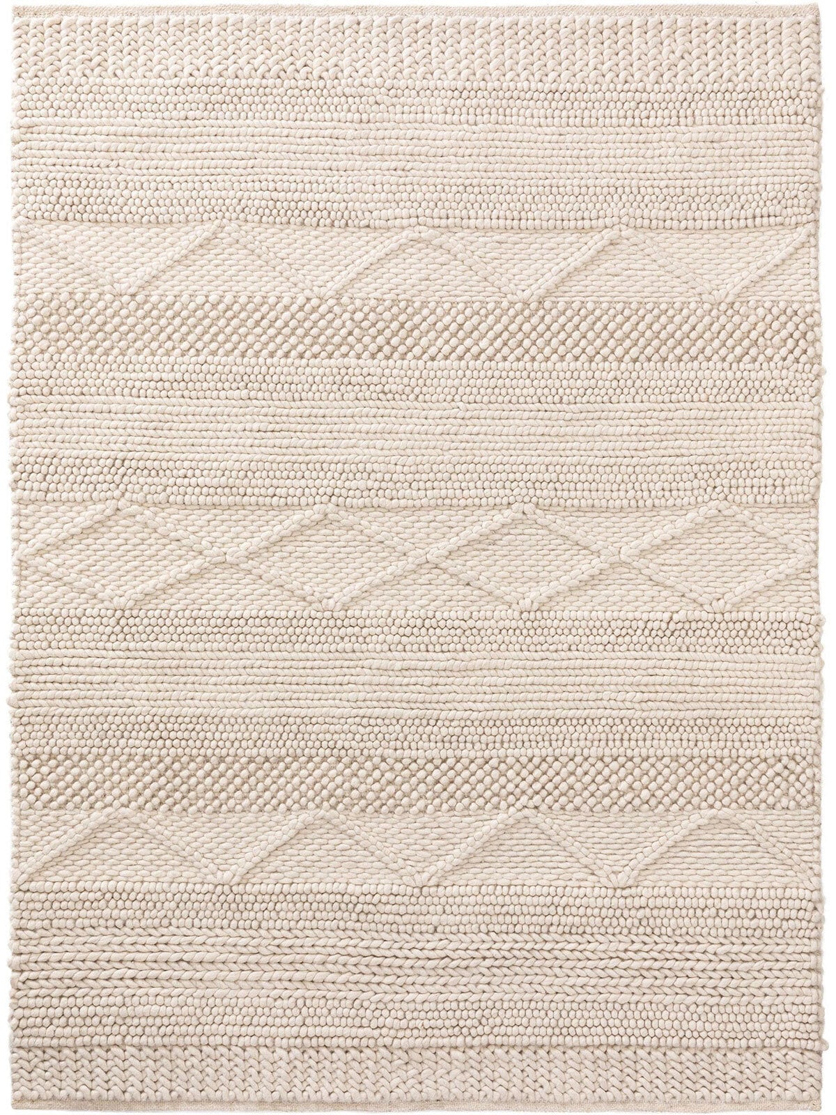 benuta pure Wollteppich ALVA 120 x 170 cm cream