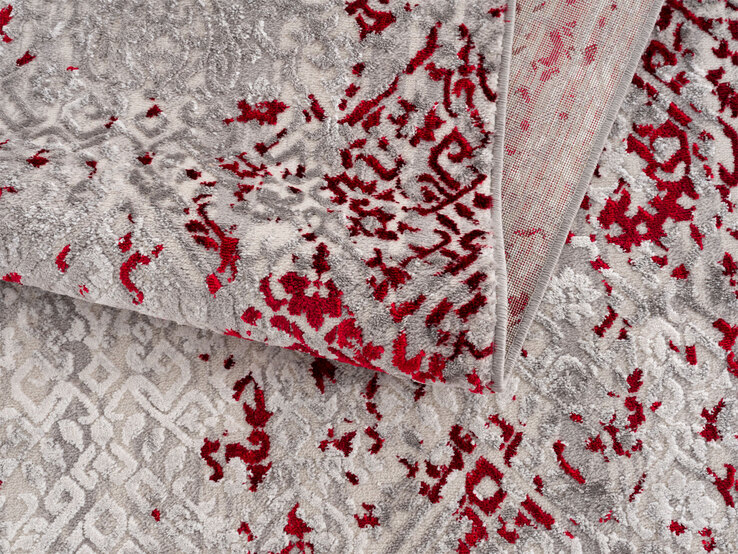 Teppich ANTEA 133 x 190 cm rot/beige