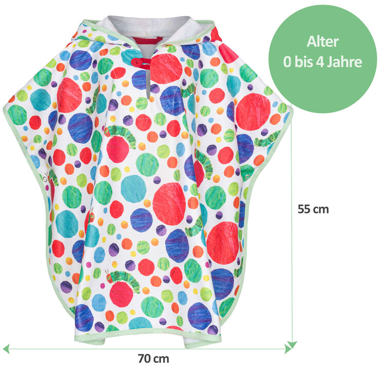 Smithy Badeponcho RAUPE NIMMERSATT 55 x 70 cm mehrfarbig