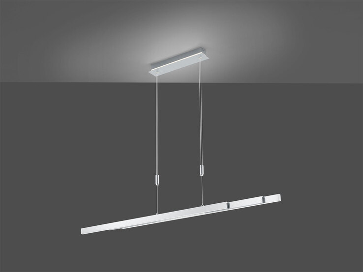 casaNOVA LED Balkenpendel LAETITIA 114-180 cm alufarbig