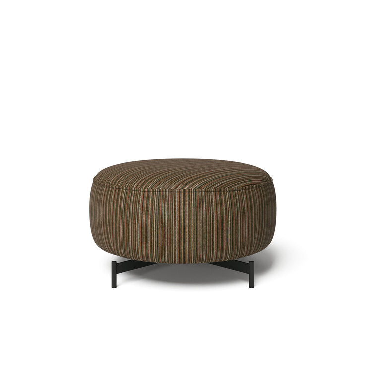 JOOP! Hocker 80 cm Stoffbezug salmon