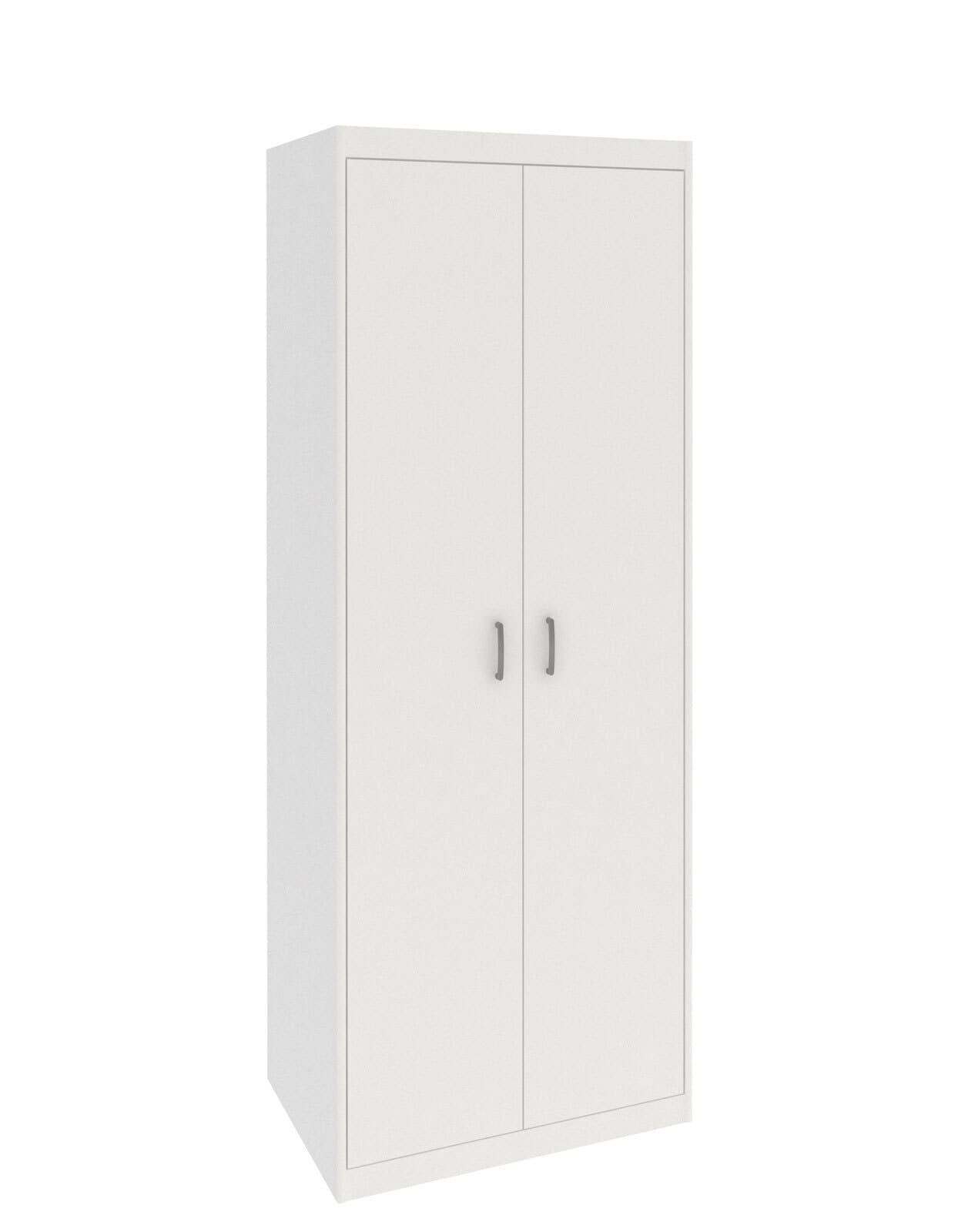 Schrank Mega Soft 194 x 72 cm Weiss Arctic