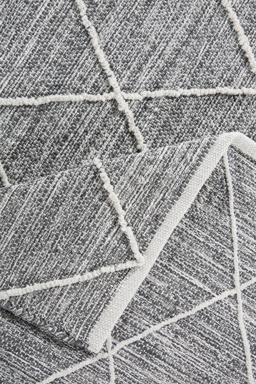 Kelim-Teppich TRELLEBORG 170 x 240 cm grau