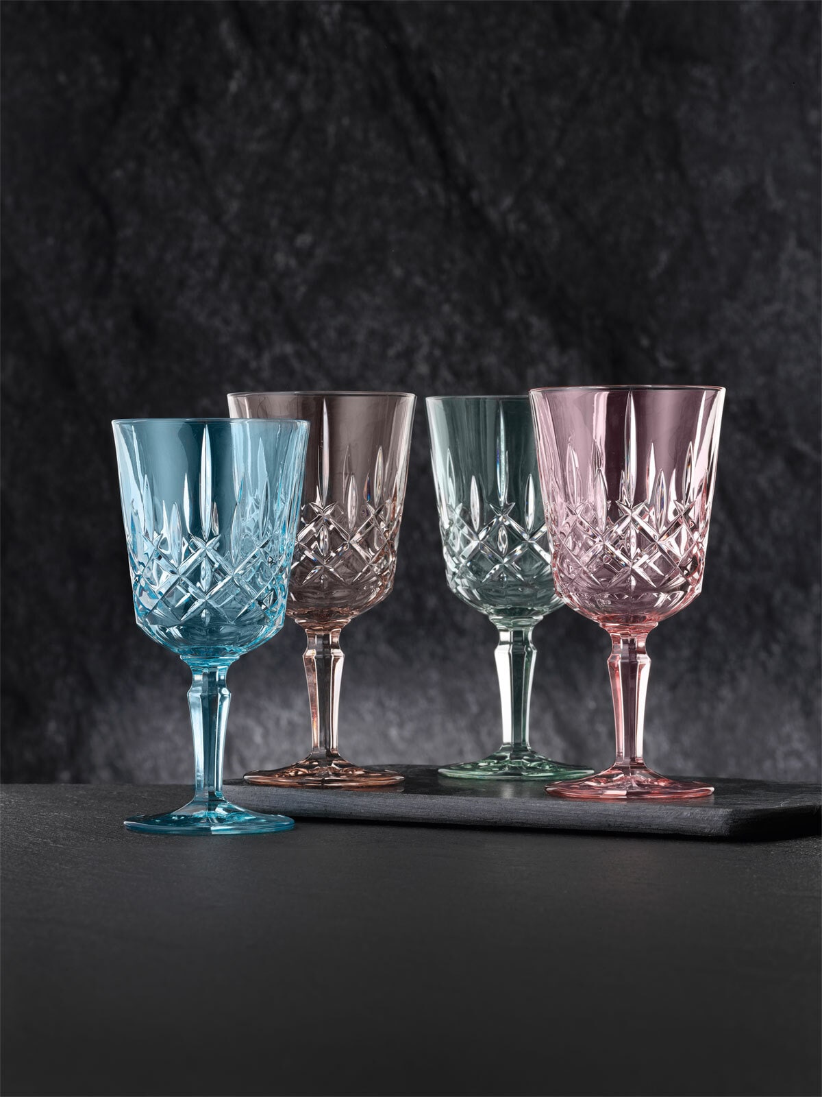 Nachtmann Cocktail- / Weinglas NOBLESSE 2er Set aqua Kristallglas