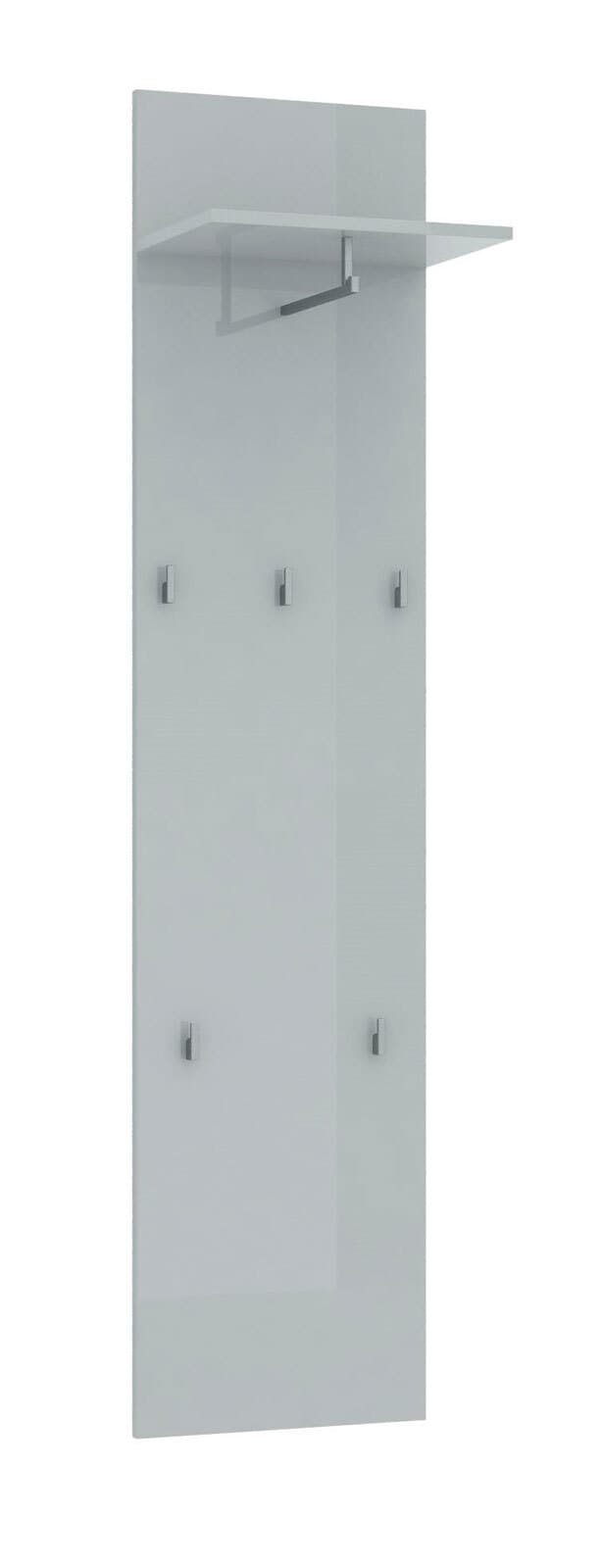 CASAVANTI Garderobenpaneel VERONA 40 x 170 cm Grau Lack