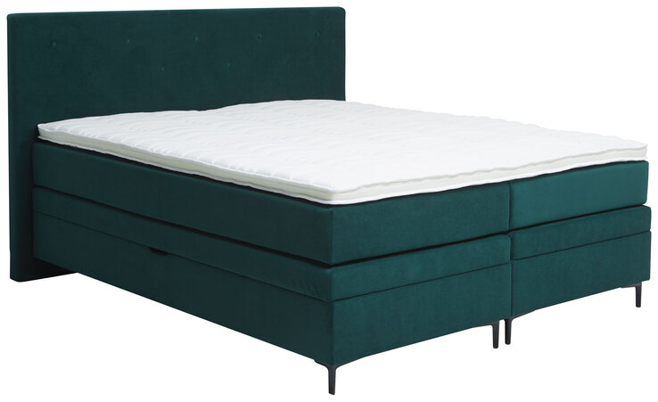 Ole Gunderson Boxspringbett FENTISSIMO SPACE 180 x 200 cm grün