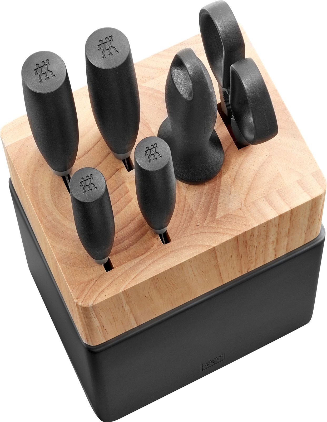 ZWILLING Messerblock NOWS 7-teilig schwarz/ braun