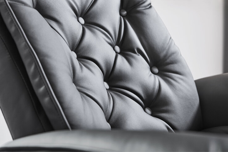 CASAVANTI Relaxsessel Set 2-teilig Birke schwarz /schwarz