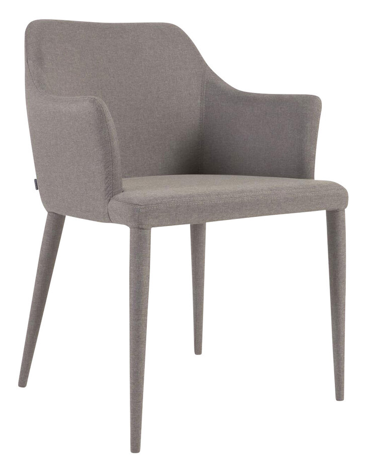Kave Home Esszimmerstuhl CROFT 2er Set grau