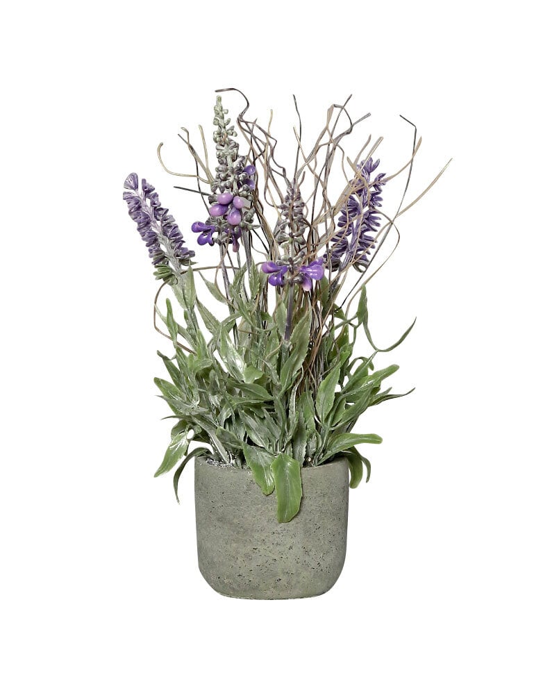 Kunstpflanze LAVENDEL im Topf 22 cm 