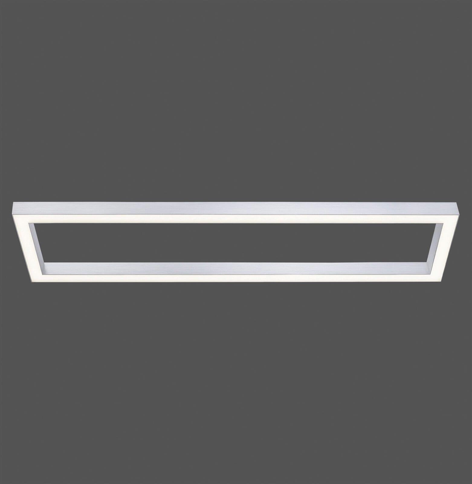 Paul Neuhaus LED Deckenlampe PURE-LINES 110 x 30 cm alufarbig