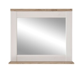 Spiegel CASA 80 x 70 cm braun/ weiß