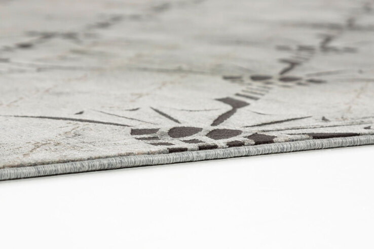 JOOP! Teppich CORNFLOWER DOUBLE 200 x 300 cm silberfarbig