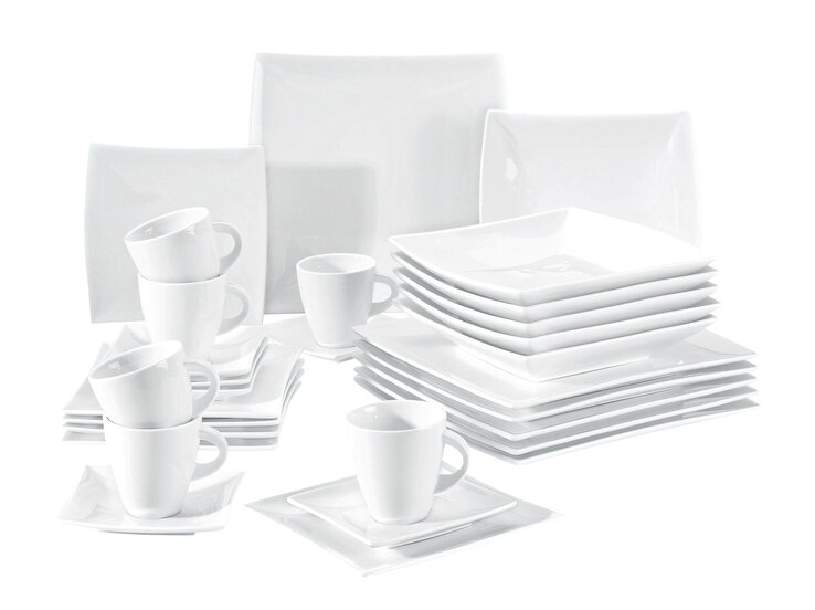 MAXWELL & WILLIAMS Kombiservice EAST MEETS WEST 30-teilig weiß