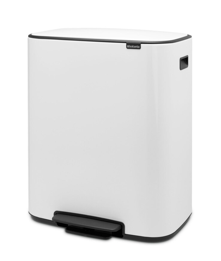 brabantia Treteimer BO 2 x 30 Liter white