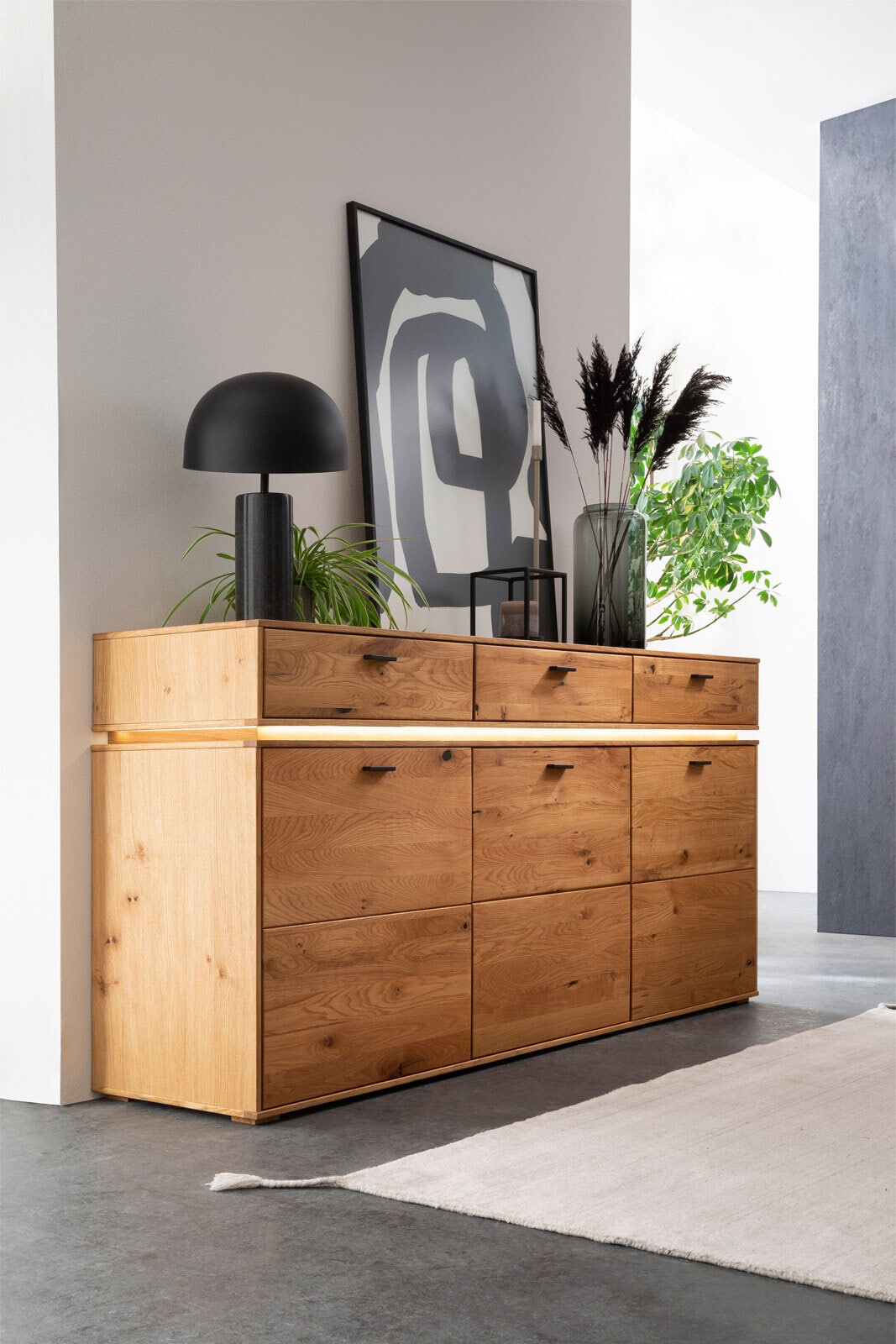 Sideboard COMO 183 x 90 cm Wildeiche