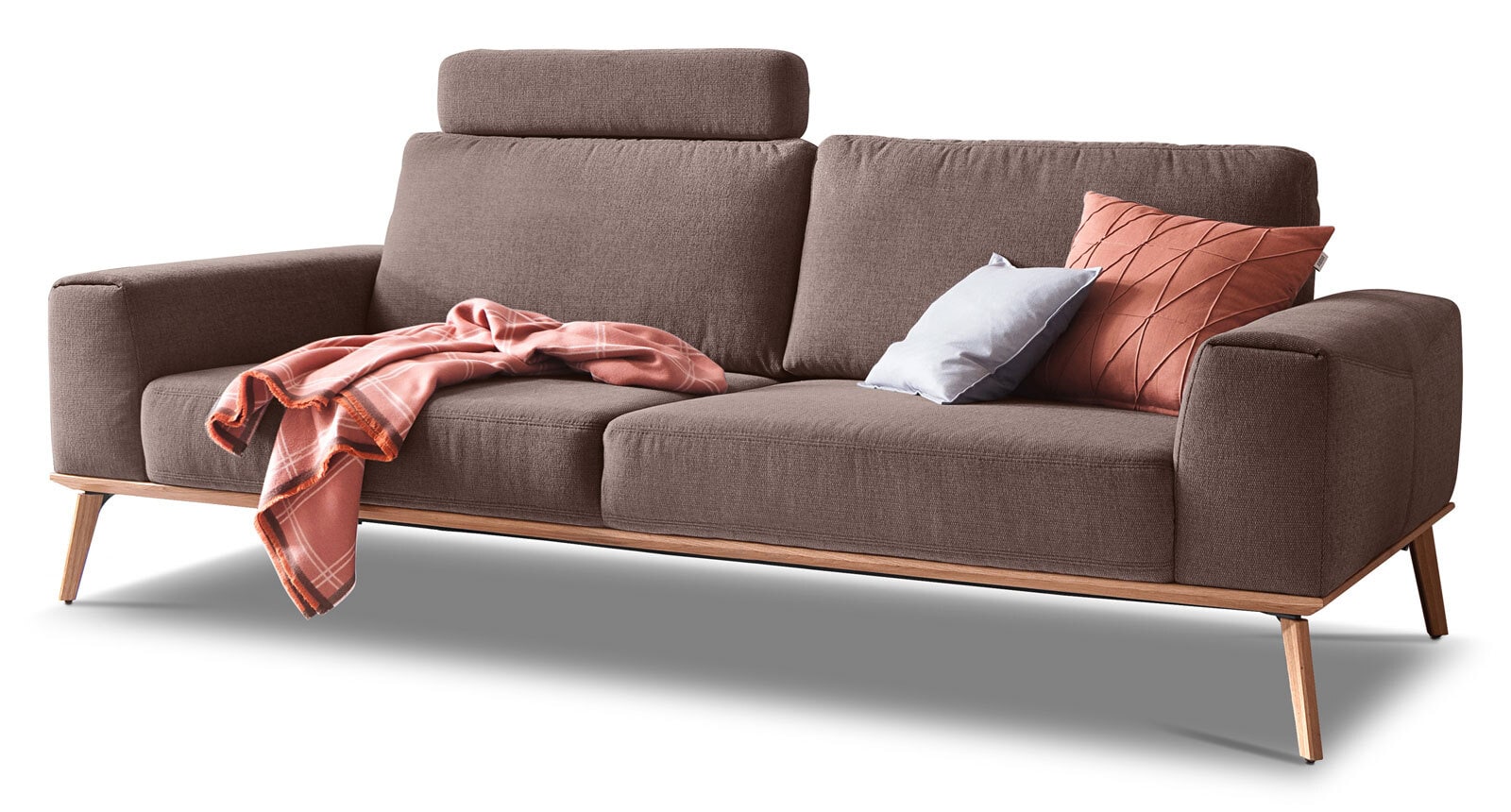 SCHÖNER WOHNEN-Kollektion Sofa 2-Sitzer STAGE Stoff Trend chestnutbraun