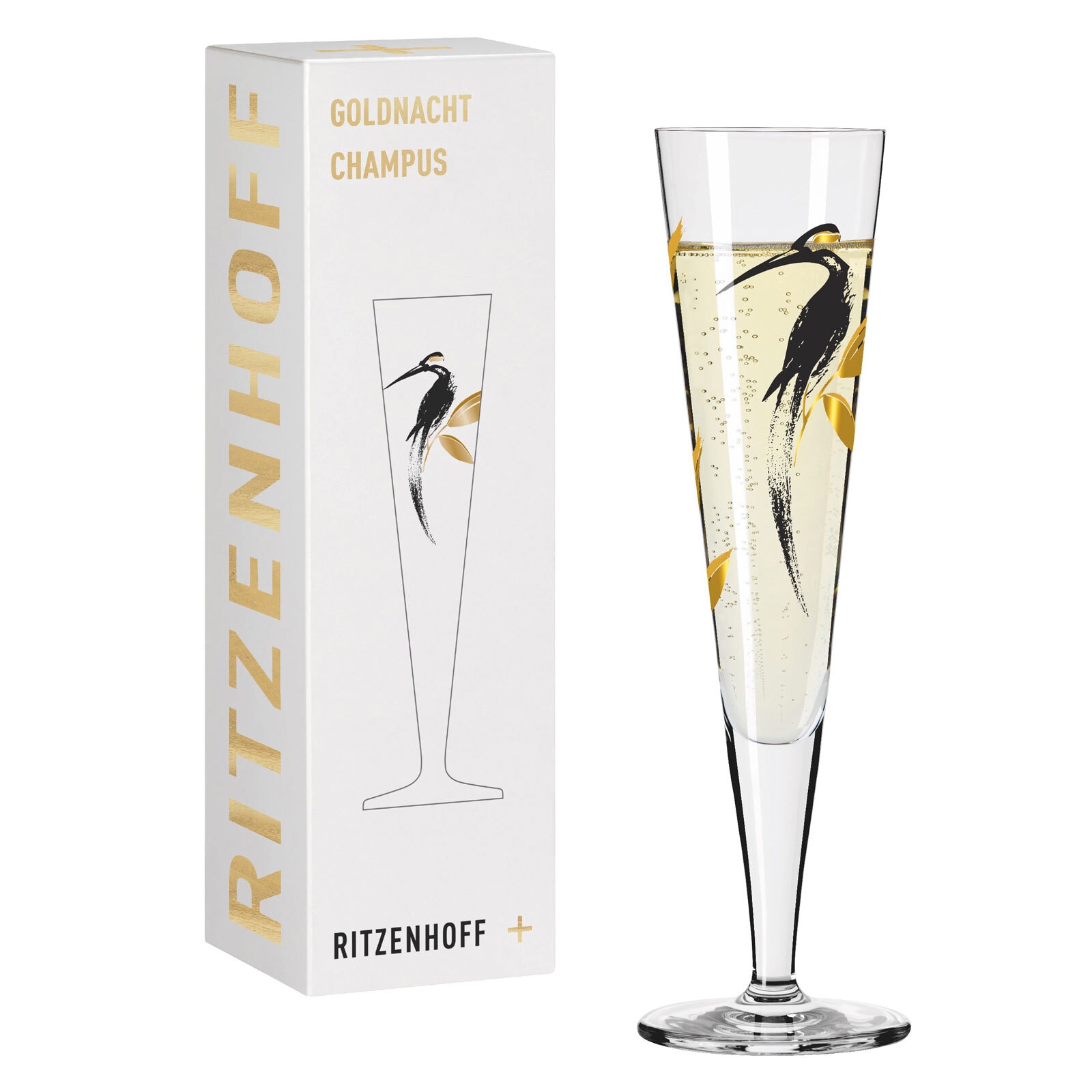 RITZENHOFF Champagnerglas GOLDNACHT A. ARNOLT