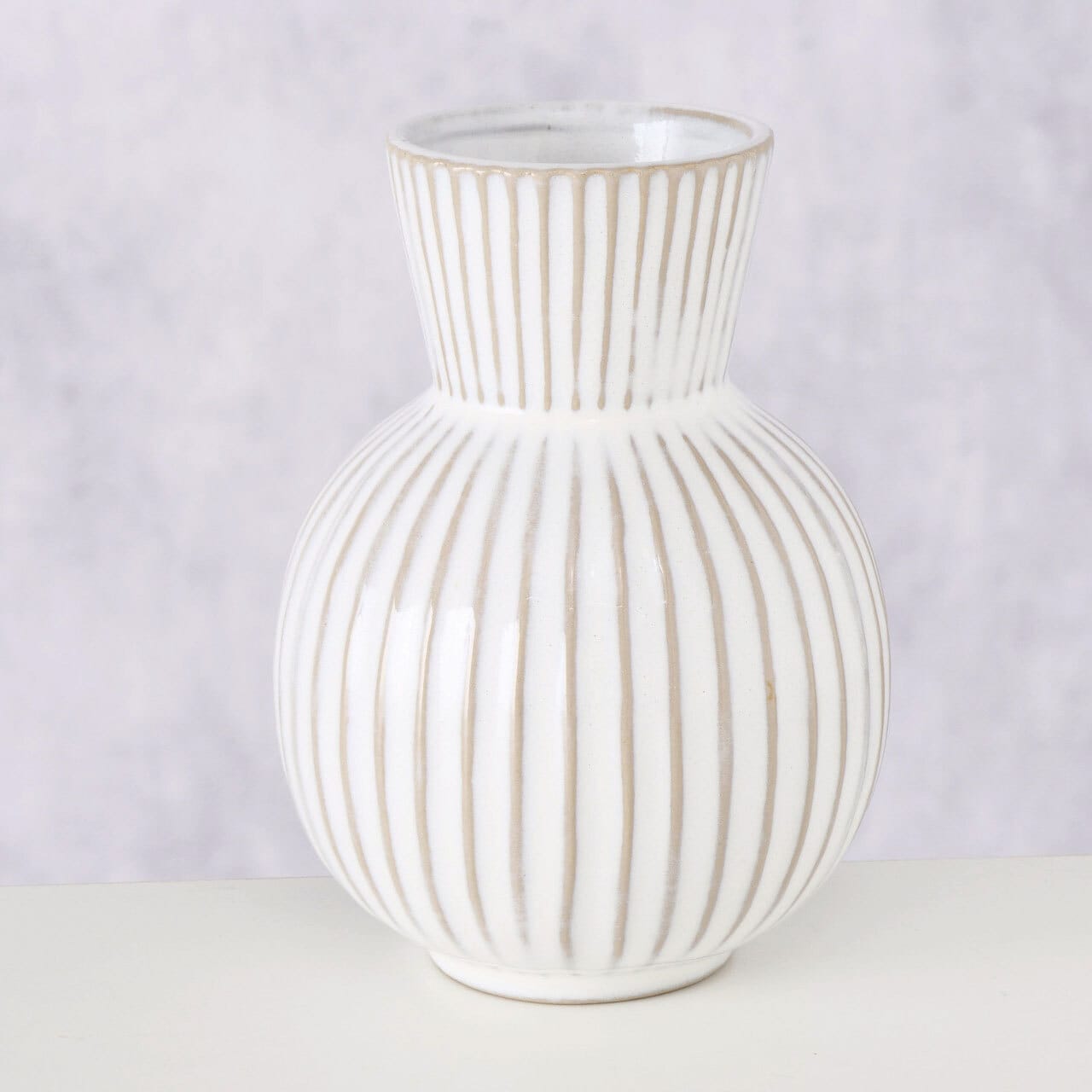 Vase DEBORAH 17 cm weiß
