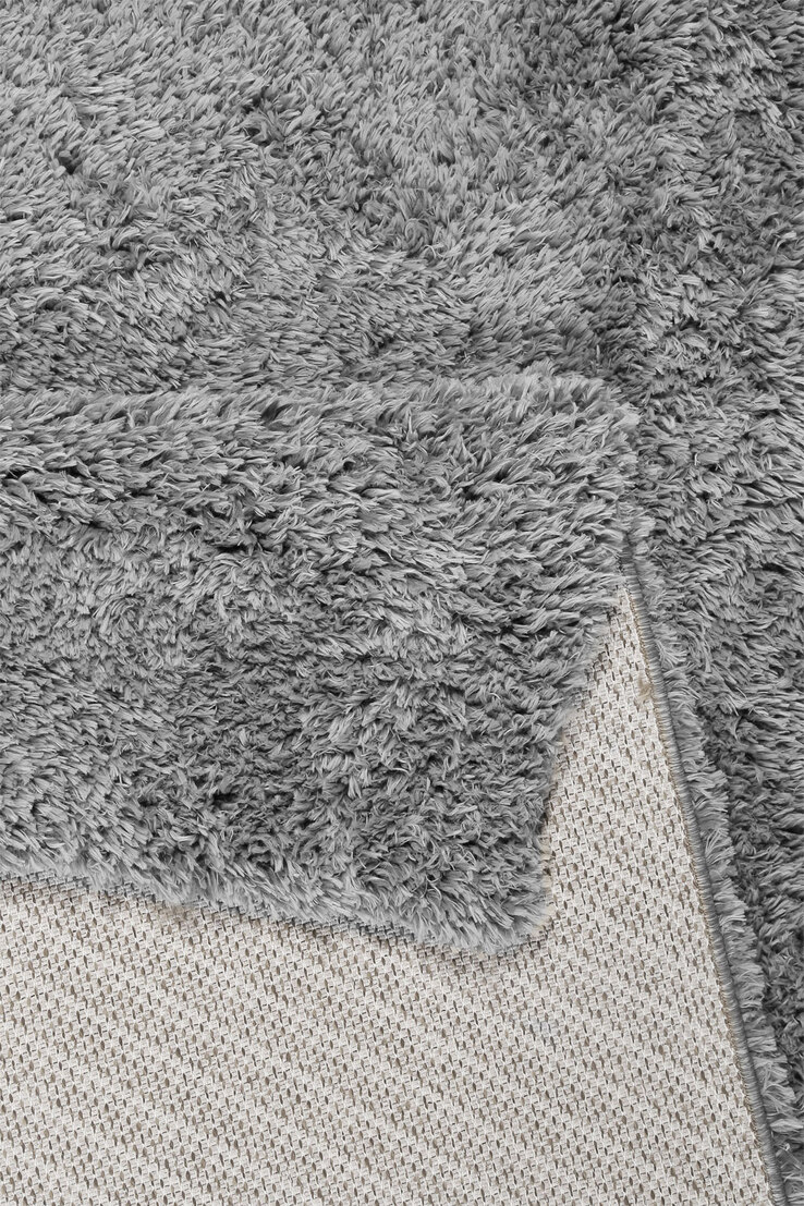 ESPRIT Hochflorteppich YOGI 80 x 230 cm grau