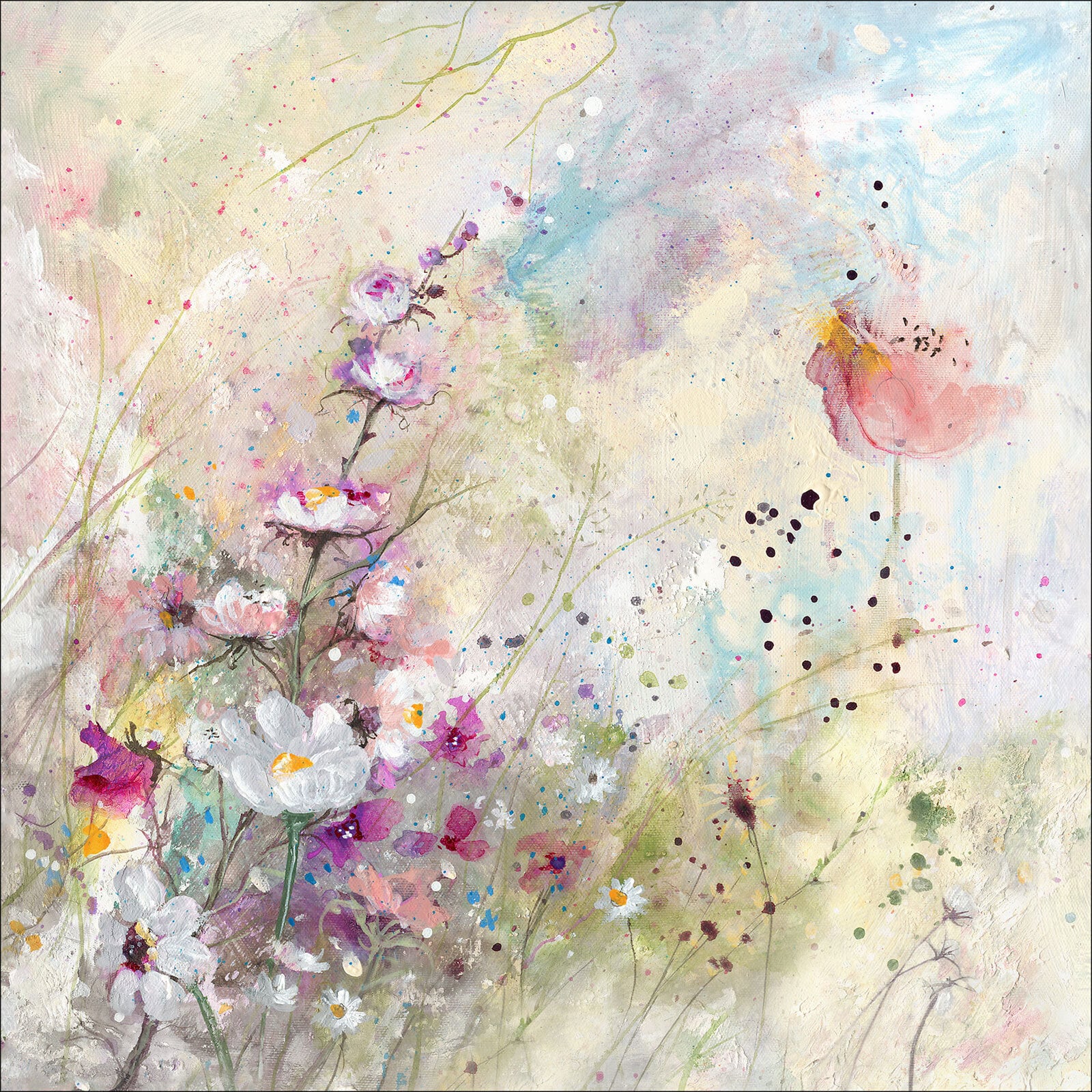 PRO ART Canvas-Art Bild NATURAL FLOWERS II 30 x 30 cm mehrfarbig
