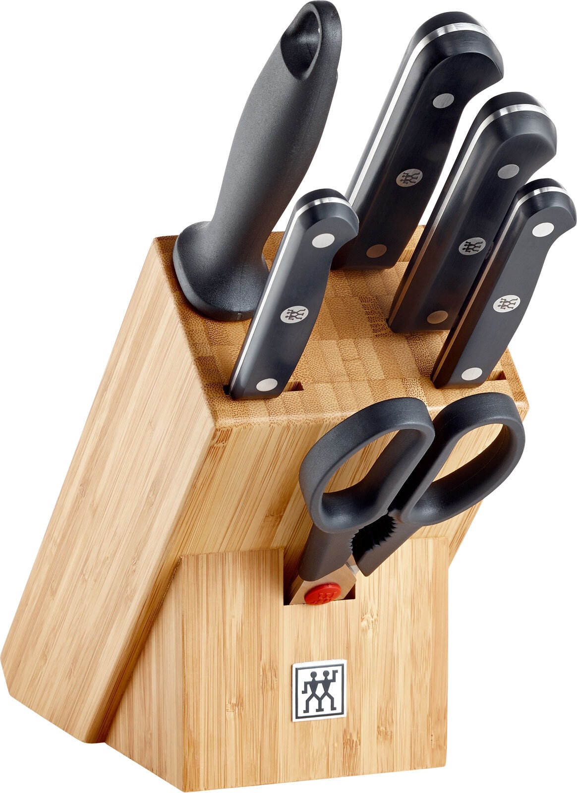 ZWILLING Messerblock GOURMET 7-teilig Holz/Metall