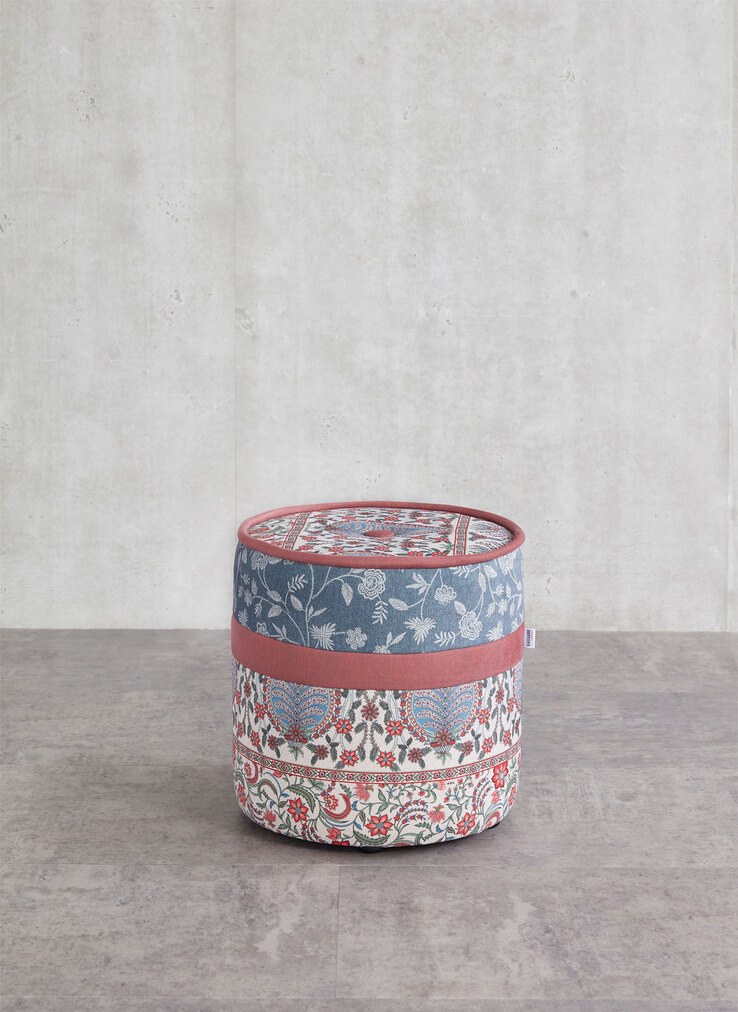 SCHRÖNO Hocker POUF TINETTO mehrfarbig