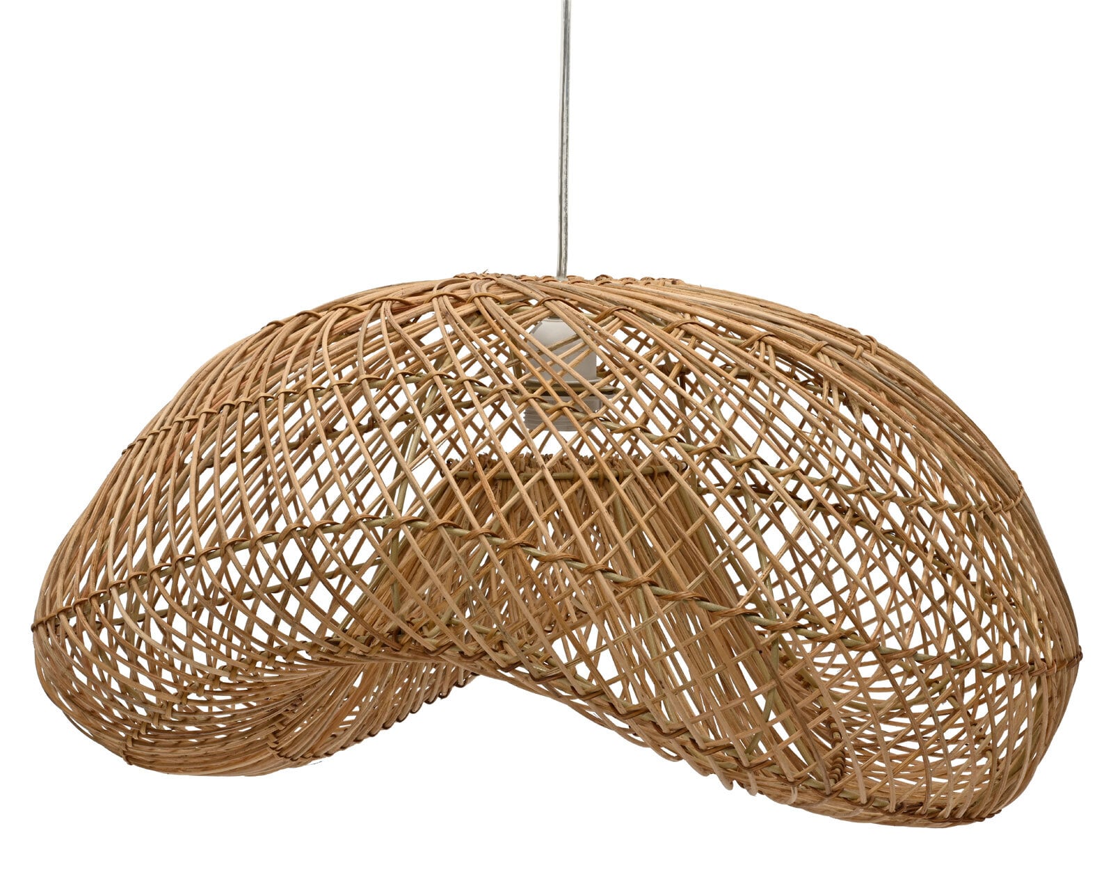 Retrofit Pendellampe Rattan 