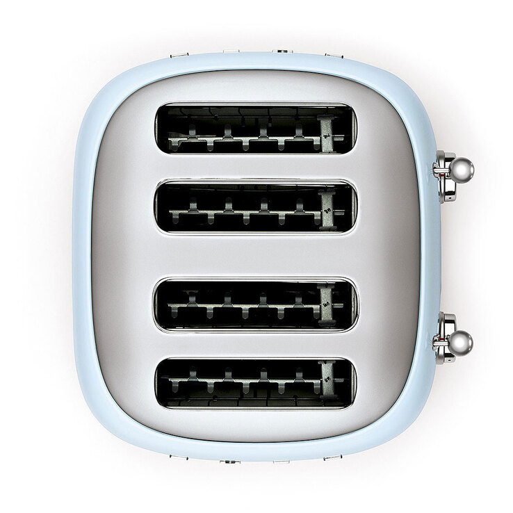 SMEG Toaster 4-Schlitz Retro Pastellblau