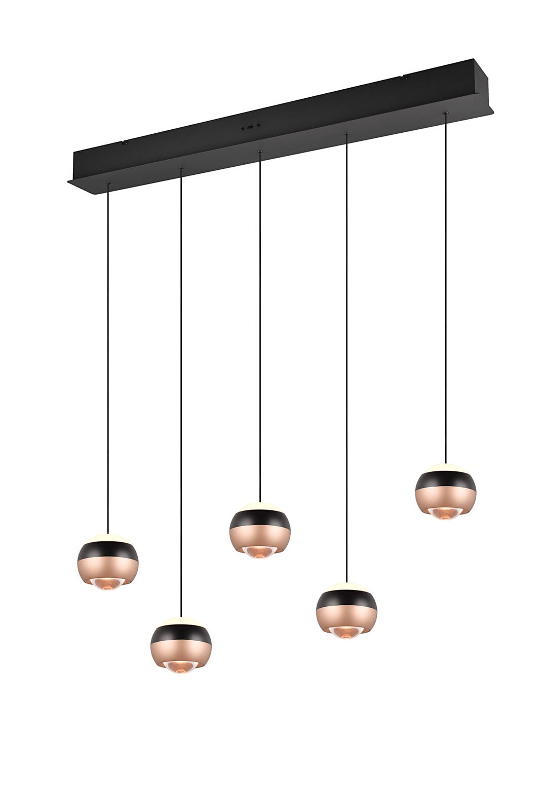 TRIO LED Balkenpendel TRS ORBIT 100 cm schwarz /coffee